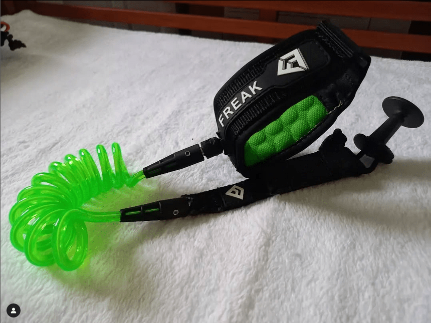 Bodyboard Bicep Freak Traction Leash Green - CM Surfing