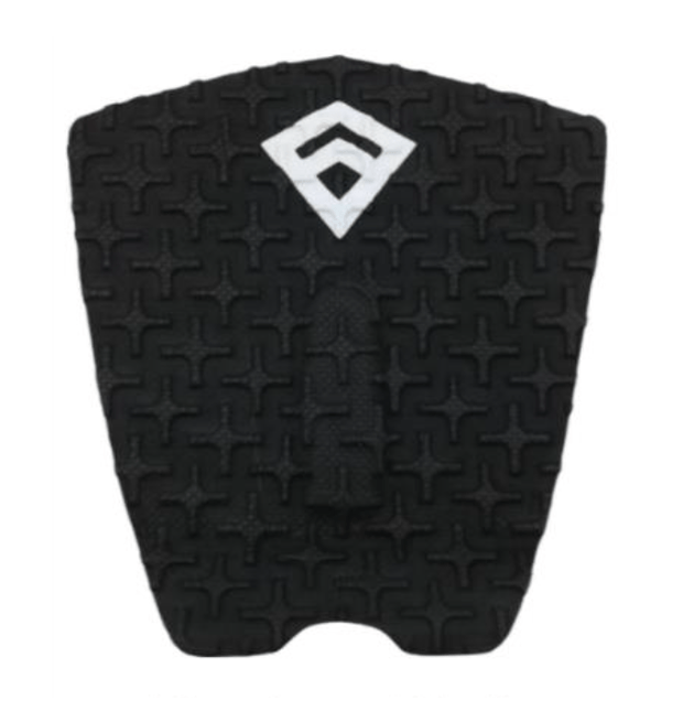 Pad de Surf modèle Phantom de couleur noire avec le logo Freak Traction blanc - CM Surfing