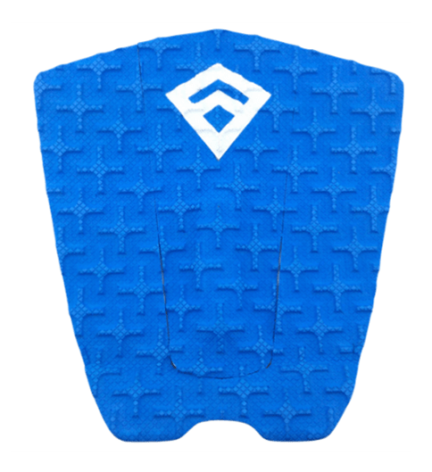 Pad de surf modèle Phantom de couleur bleue avec le logo Freak Traction blanc