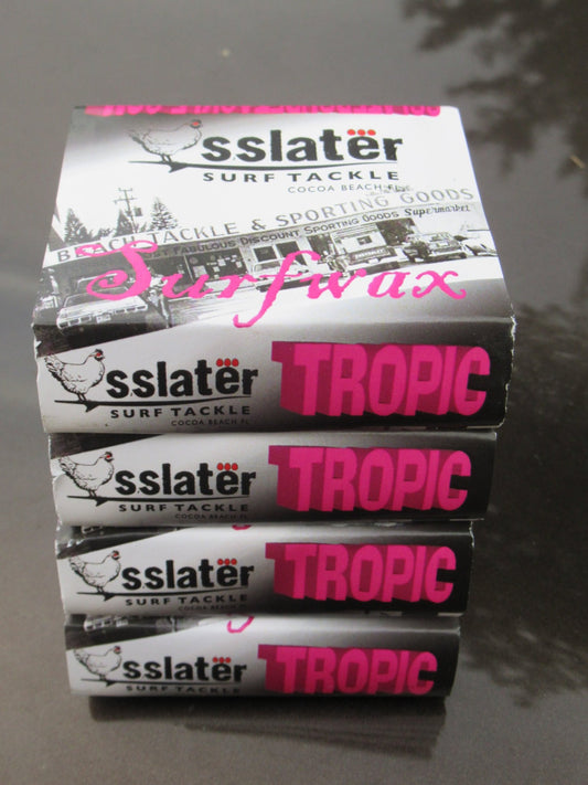 SSlater Surf Wax Tropic or Basecoat 4 - Units - CM Surfing