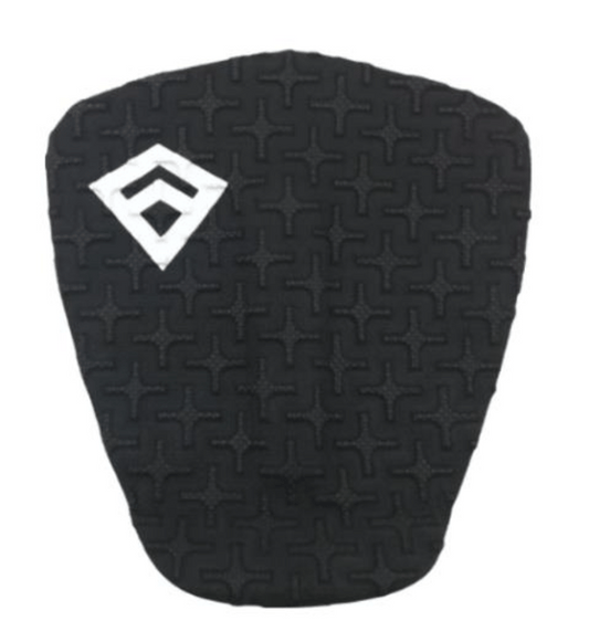Pad de Surf signé Brad Domke modèle Brad Domke Dom II de couleur noire avec le logo Freak Traction de couleur blanche - CM Surfing