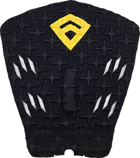 Pad de Surf Freak Traction Peter Mendia III - Black/Yellow - CM Surfing