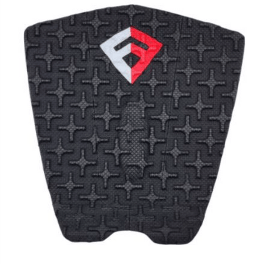 Pad de Surf modèle Phantom de couleur noire avec le logo Freak Traction blanc et rouge - CM Surfing