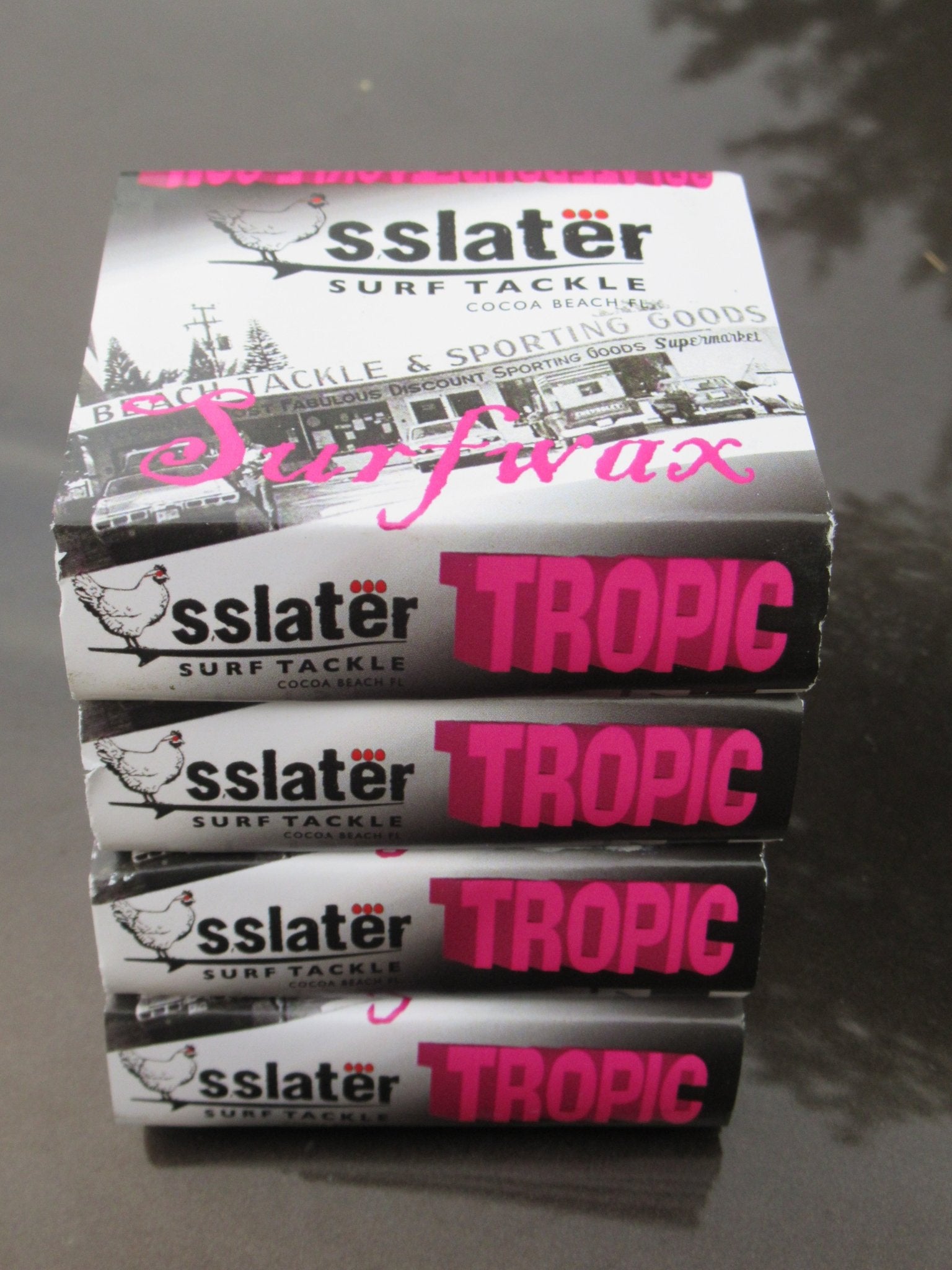 Pack de 4 wax de Surf SSlater Tropic - CM Surfing