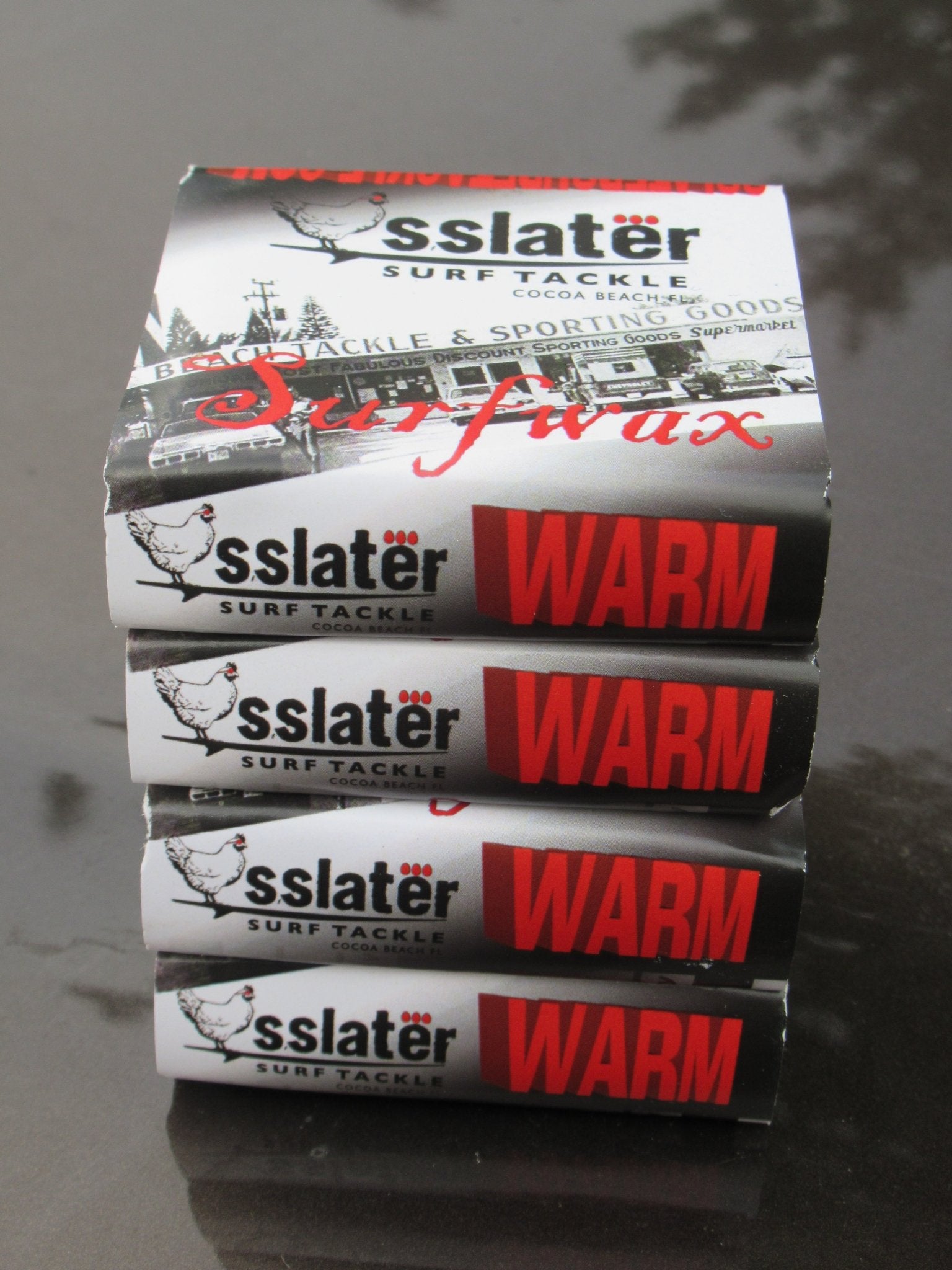 Pack de 4 wax de Surf SSlater Warm - CM Surfing